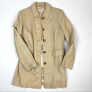Vintage Banana Republic Leather Coat